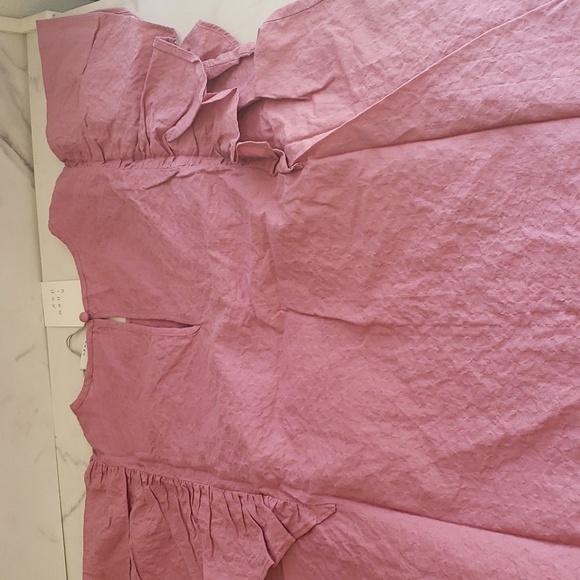 A New Day Flutter Sleeve Tank in Purple Size L - Picture 7 of 10